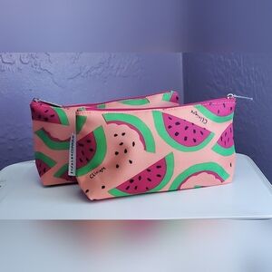 Clinique & Donald Robertson Collab (Set Of 2) Cosmetics Bags